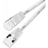 Wirewin Slim Cat6a Light ühenduskaabel, ümar, U/FTP, Ø 3,8 mm, valge (PKW-LIGHT-STP-K6A 0.15 WS)