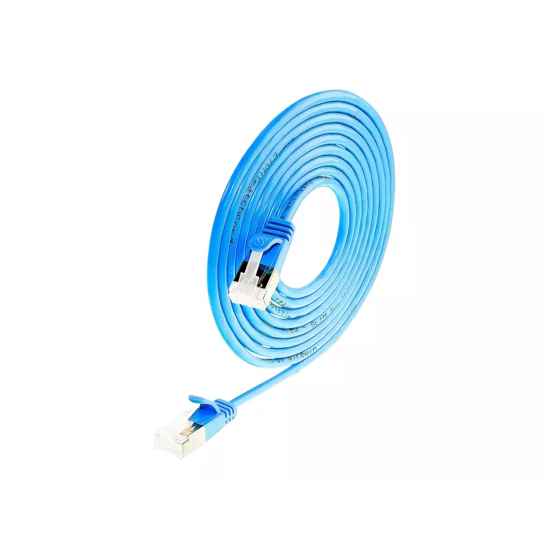 Wirewin Slim Cat6a U/FTP ühenduskaabel RJ45, 0,25 m, sinine