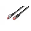 Wirewin Cat6 S/FTP ühenduskaabel, 0,25 m, must