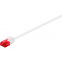 Goobay Slim Cat6 U/UTP ühenduskaabel RJ45, 1 m, valge (93692)
