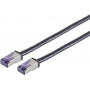 Shiverpeaks Cat6a S/FTP ühenduskaabel RJ45, 0,5 m, must
