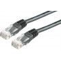 Secomp Cat6 U/UTP ühenduskaabel RJ45, 5 m, must