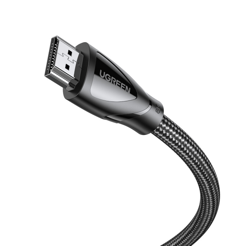 Ugreen HD140 ülikiire HDMI 2.1 kaabel, 3 m, 8K, must