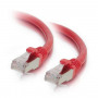 Mercodan Cat6a S/FTP ühenduskaabel RJ45, 2 m, punane
