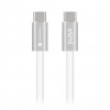 Forcell USB-kaabel USB-C - USB-C, 2 m, 240 W, valge