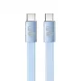 TB USB 2.0 kaabel USB-C - USB-C, 1 m, 60 W, sinine