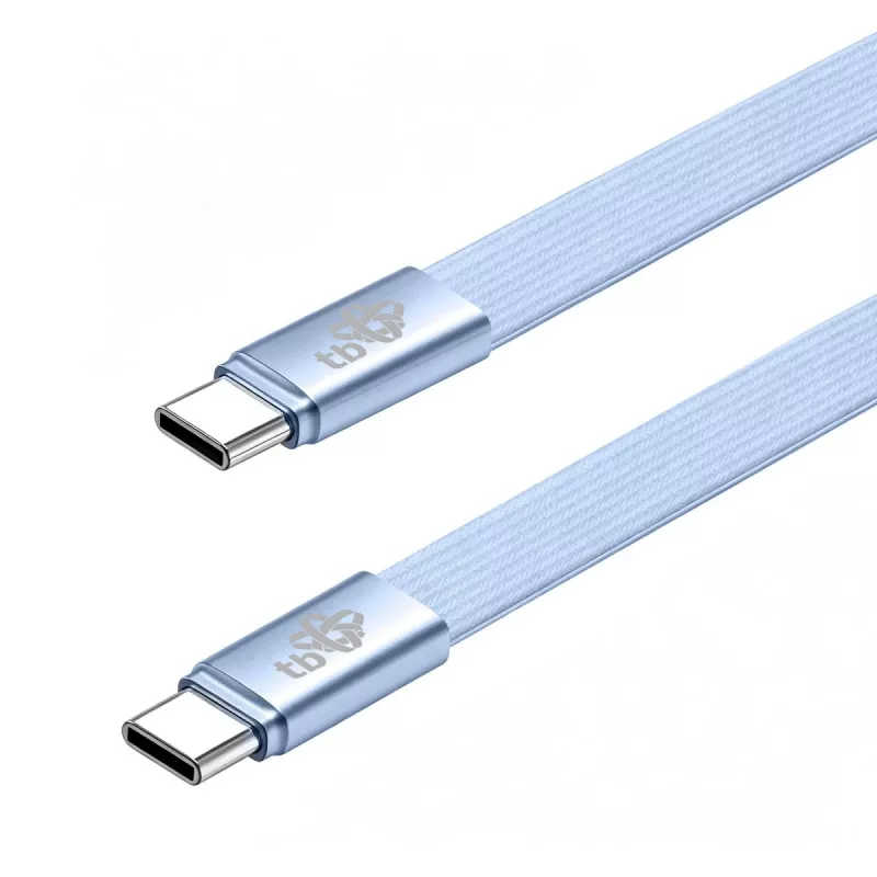TB USB 2.0 kaabel USB-C - USB-C, 1 m, 60 W, sinine