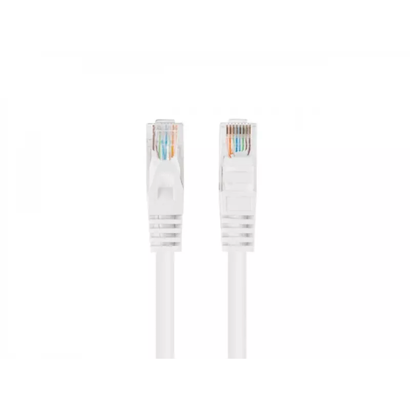 Lanberg Cat5e U/UTP ühenduskaabel RJ45, 0,25 m, valge, 10-pakk