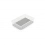 KIS Box Sistemo Organizer 7 22,5 x 15,5 x 5 cm läbipaistev/helehall
