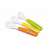 Kidsme lusikakomplekt (3 tk), oranž, kollane, roheline, alates 3 kuust