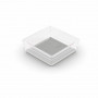 KIS Box Sistemo Organizer 6 15 x 15 x 5 cm läbipaistev/helehall