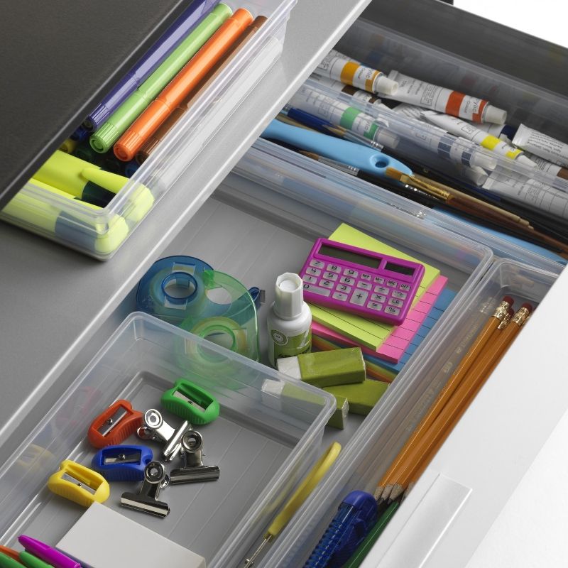 KIS Box Sistemo Organizer 6 15 x 15 x 5 cm läbipaistev/helehall