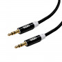 Gizzu 3.5mm AUX-kaabel 2m - must
