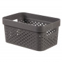 Curver Infinity Recycled kast 4,5 l, 27x19x12 cm, tumehall