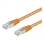Goobay Cat5e F/UTP patchkaabel RJ45, 1 m, oranž