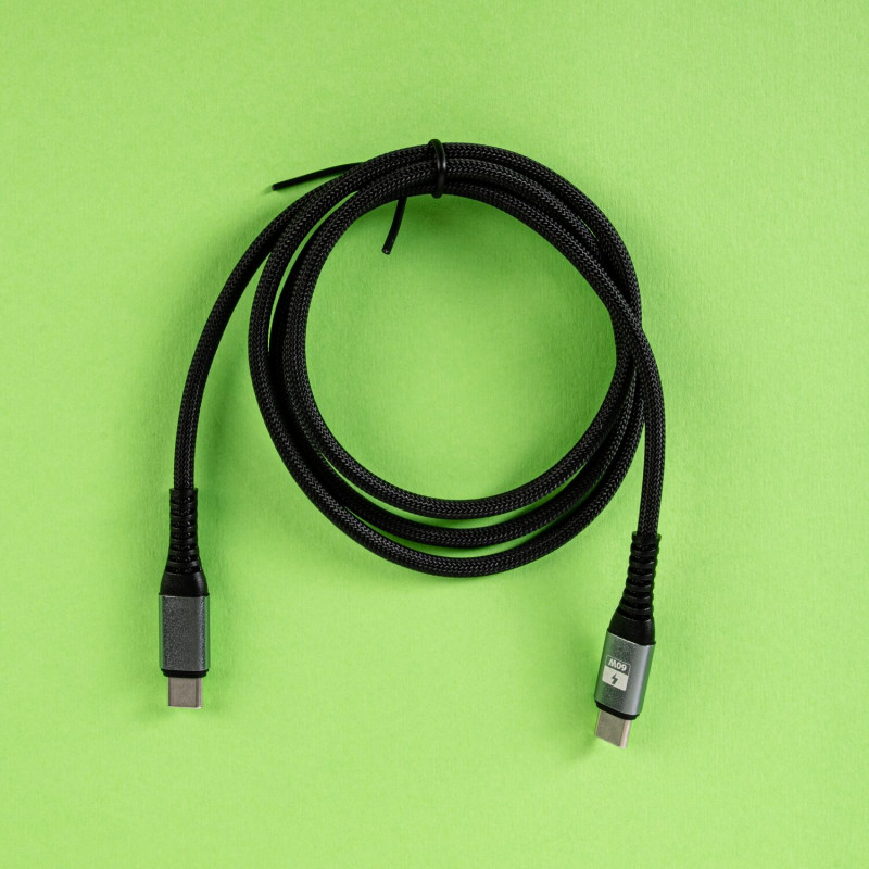 Gizzu USB-C - USB-C kaabel 60W 480Mbps, 1 m