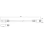 Lanberg Cat6 F/UTP ühenduskaabel RJ45, 2 m, valge