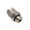 Innovatek ühendus sirge G1/4 tolline sisekeere kuni 10/8mm - hõbedane