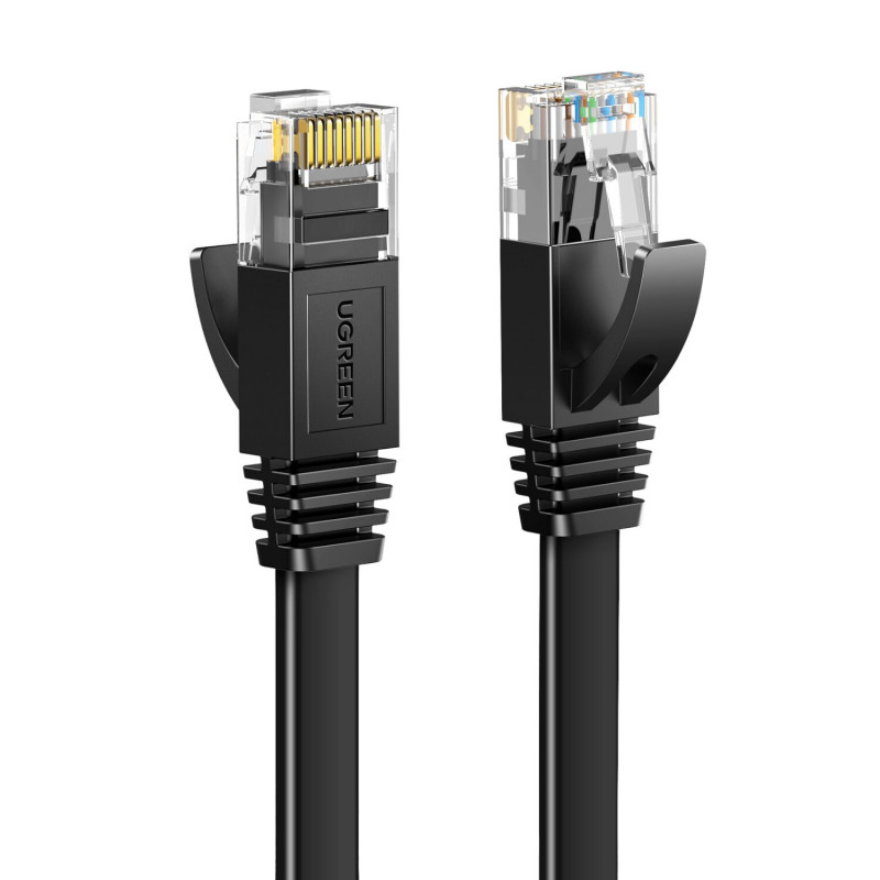 Ugreen lame Cat6 U/UTP ühenduskaabel RJ45, 0,5 m, must