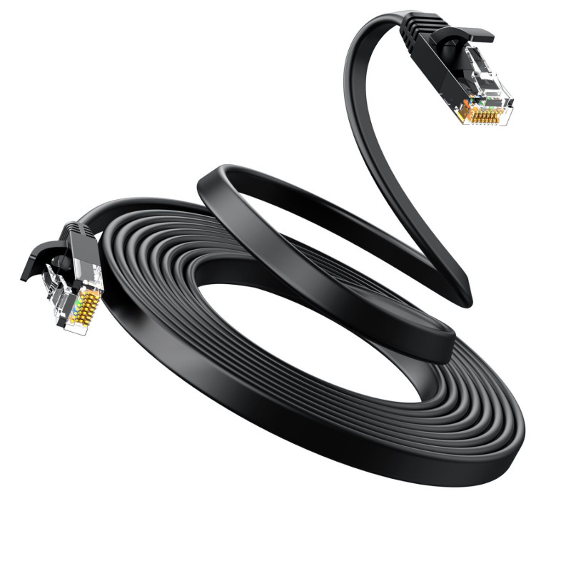 Ugreen lame Cat6 U/UTP ühenduskaabel RJ45, 0,5 m, must
