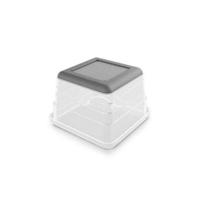 KIS Box Sistemo Organizer 1 7,5 x 7,5 x 5 cm läbipaistev/helehall