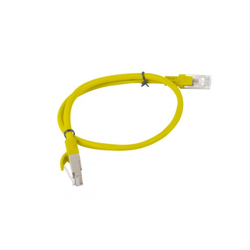 Lanberg Cat6 U/UTP ühenduskaabel RJ45, 0,5 m, kollane