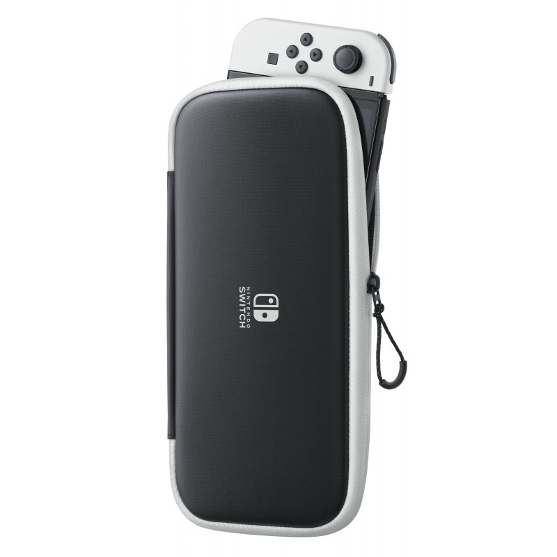 Nintendo Switchi ümbris ja ekraanikaitse (must/valge)