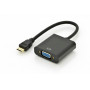 Mercodan Mini HDMI (pistik) – VGA (pesa) adapter
