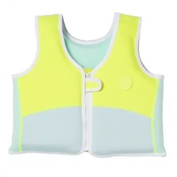 Sunnylife laste ujumisvest (3-6 aastat) – Aqua Neon