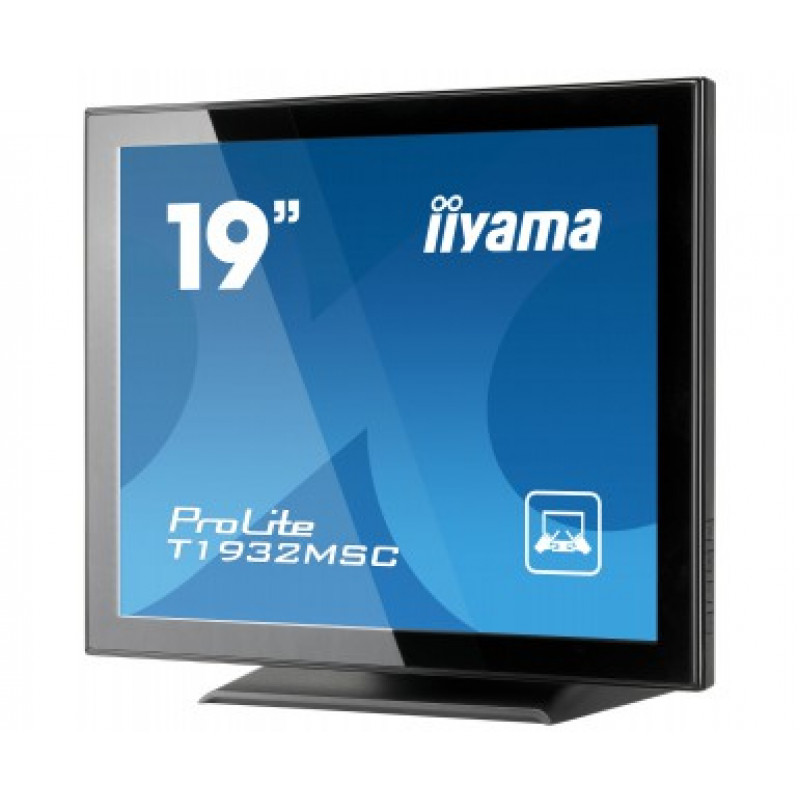 iiyama ProLite T1932MSC-B2X 19 inch (48,3 cm) projektsioonmahtuvuslik 10-punktiline puuteekraan, 5:4, 1280x1024, DVI, VGA, must