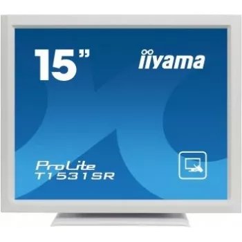 iiyama ProLite T1531SR-W3 15 inch (38,1 cm) resistiivne puuteekraaniga monitor, 4:3, 1024x768, DVI, valge