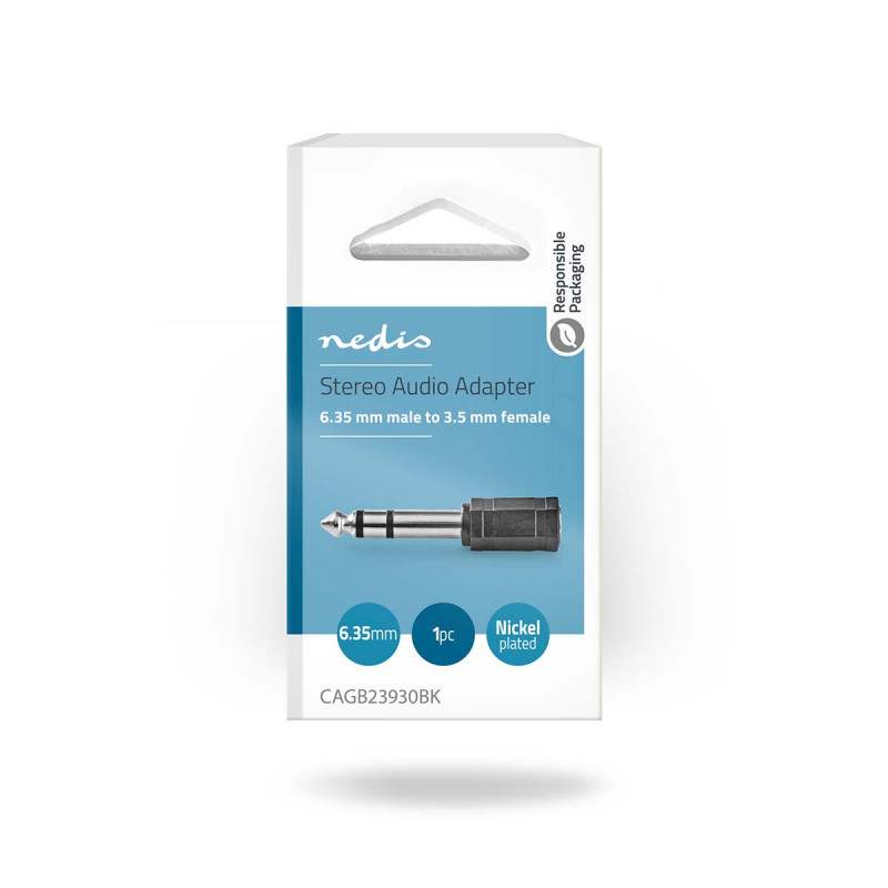Nedis heliadapter, 6,35 mm