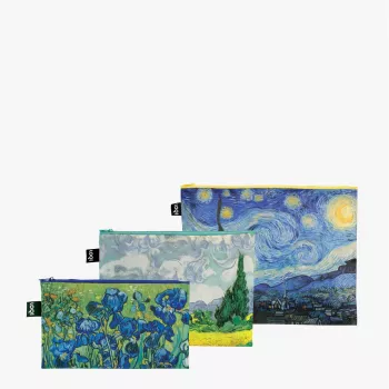 LOQI Vincent Van Gogh kotikeste komplekt – Starry Night, Wheatfield, Irises (3 tk)