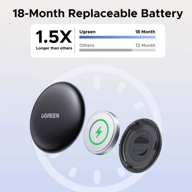 UGREEN FineTrack Mini nutikas otsija Apple seadmetele