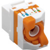 Techly 028573 Keystone moodul RJ45 UTP Cat6, isekinnituv, PoE jaoks