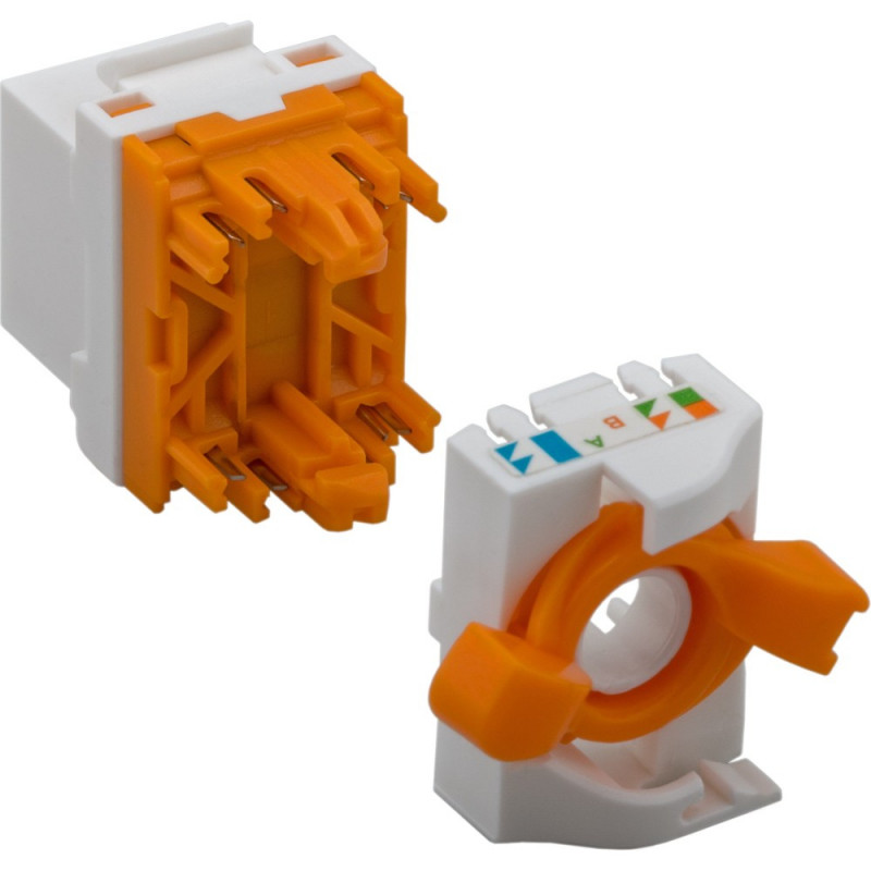 Techly 028573 Keystone moodul RJ45 UTP Cat6, isekinnituv, PoE jaoks