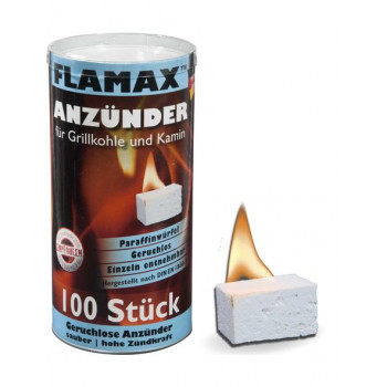 Flamax parafiinist süütekuubikud, 100 tk (1318116)