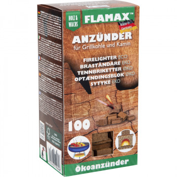 Flamax ökoloogilised süütekuubikud, 100 tk