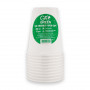 Gogreen keskkonnasõbralikud topsid 350 ml, 10 tk, valge