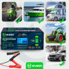 Wuber W14018 mikroprotsessoriga autoakulaadija, 10 A, 6-150 Ah, 2-24 V