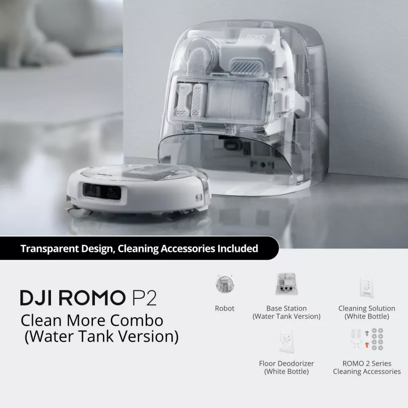 DJI ROMO P2 Clean More Combo robottolmuimeja