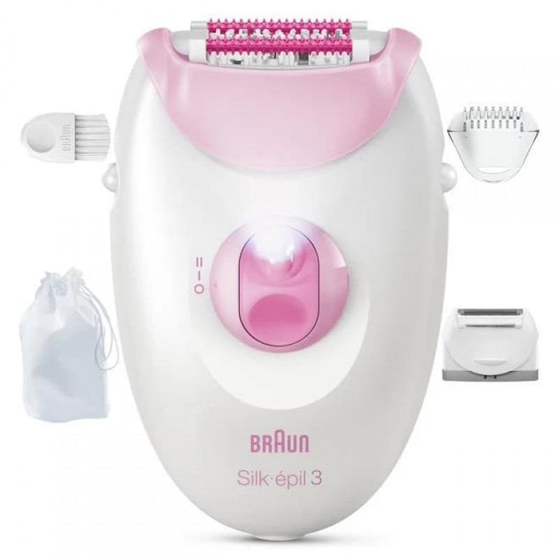 Braun Silk 3 SE3-033 epilaator koos tarvikutega