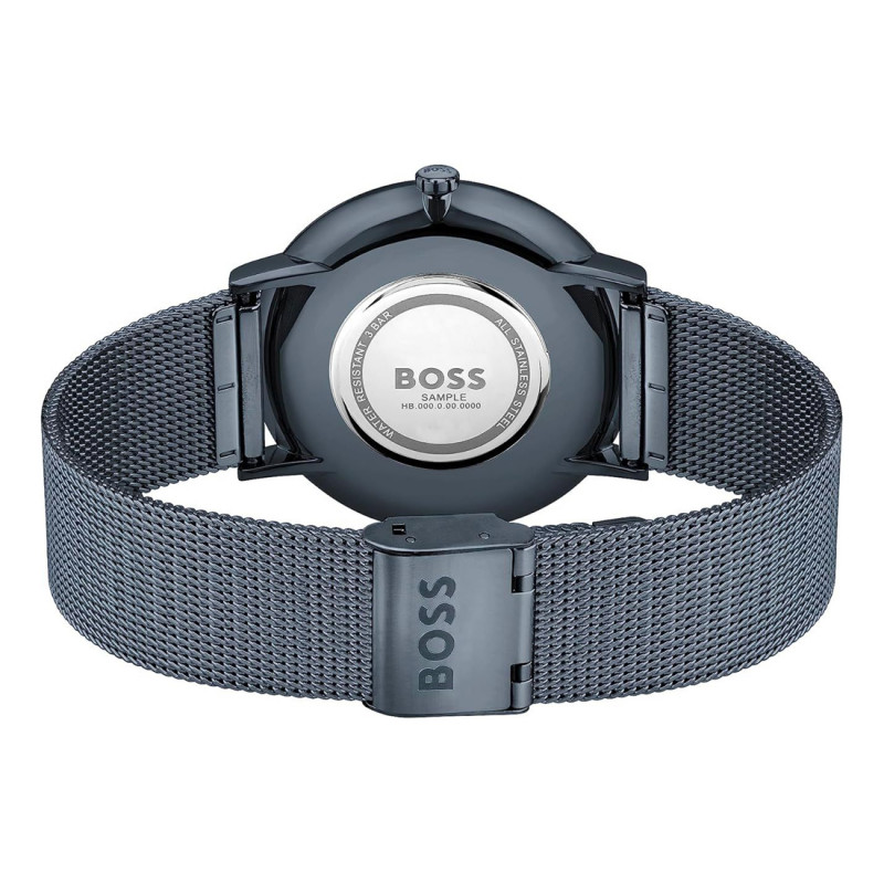 BOSS 1513827 meeste analoogkvarts-kell, 37 mm, sinine roostevaba teras