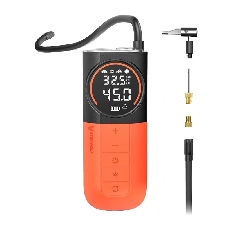 Etenwolf S1 autoõhukompressor, 11.03 baari, 5200 mAh