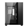 Darkflash TH285M Micro-ATX arvutikorpus karastatud klaasiga, must