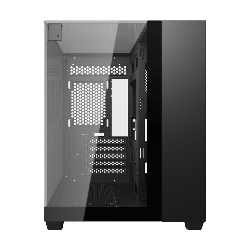 Darkflash TH285M Micro-ATX arvutikorpus karastatud klaasiga, must