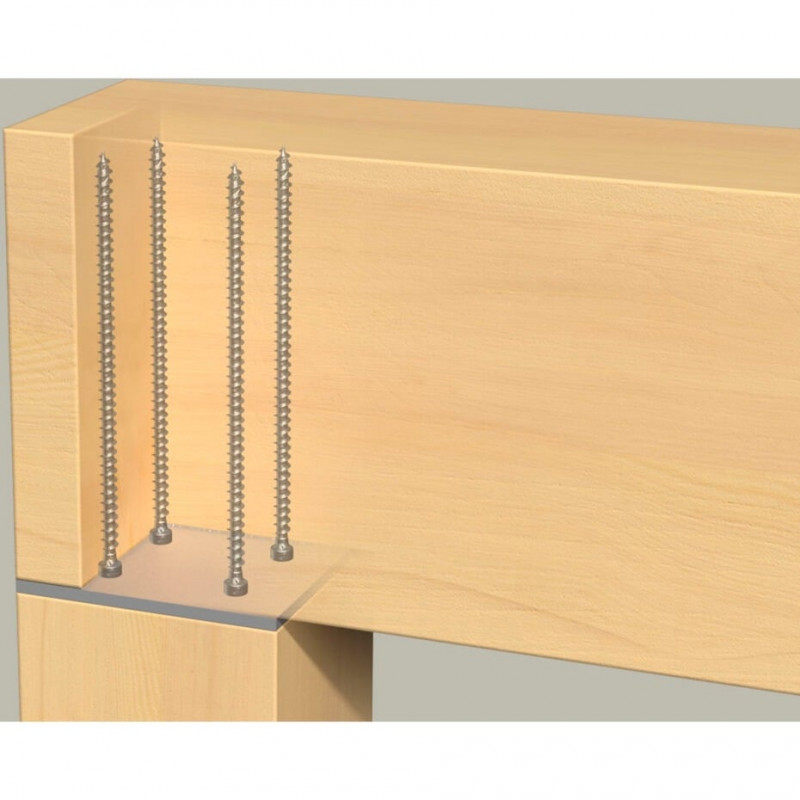 Fischer puitehituskruvi PowerFull II 8.0x200 ZK TX VG (50 tk, täiskeere, tsingitud)