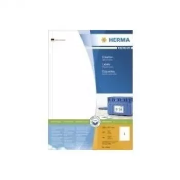 HERMA Premium - püsivalt isekleepuvad, mati lamineeritud paberist etiketid - valge - 297 x 200 mm - 100 etiketti (100 lehte x 1)