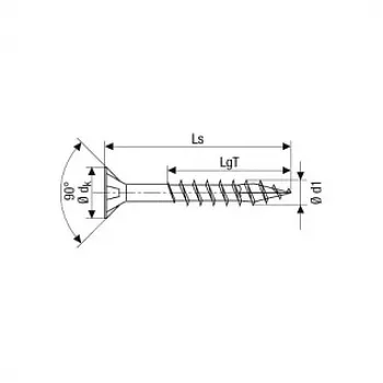 SPAX universaalkruvid T30, 6 x 140 mm, 100 tk