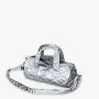 Nädalavahetusekott LOQI Metallic – Hõbedane Puffy (keskmine)